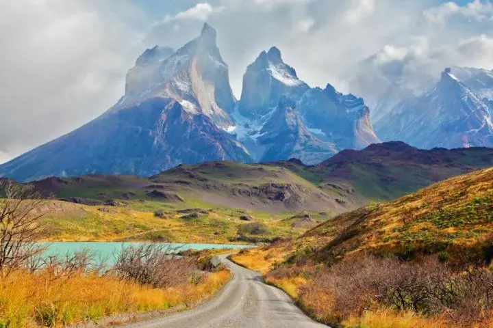 Torres del Paine mit Granittürmen in Patagonien, Chile