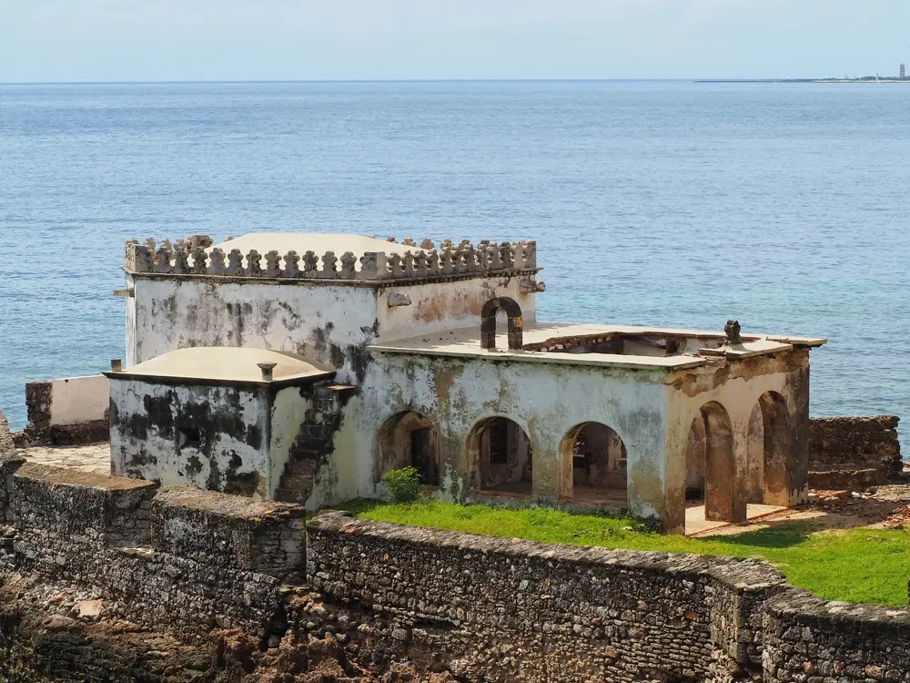 Historische Ruinen der Festung São Sebastião auf der Ilha de Moçambique am Indischen Ozean — Luxusreise Mosambik Historische Ruinen der Festung São Sebastião auf der Ilha de Moçambique am Indischen Ozean — Luxusreise Mosambik